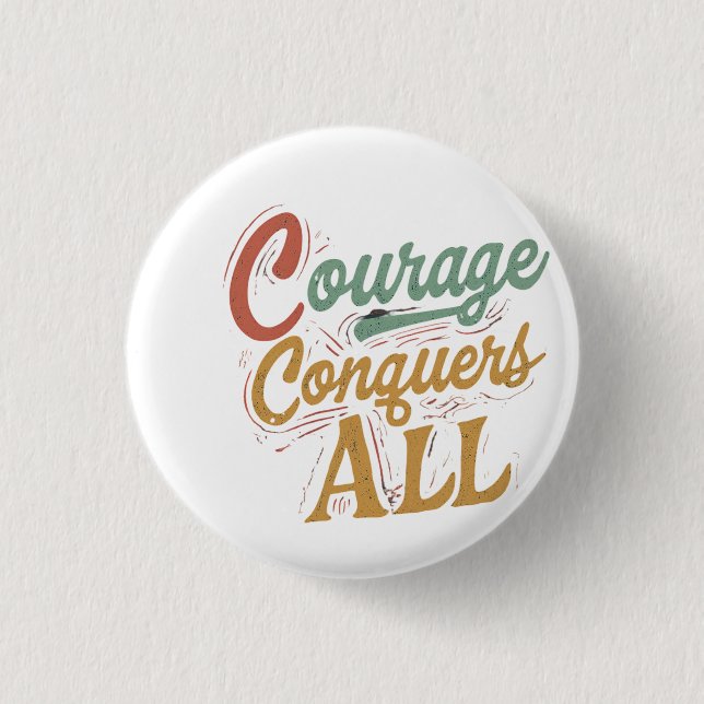 Tshirt  3 cm round badge (Front)