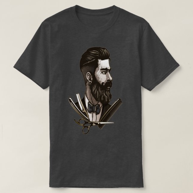 Tshirt barber style (Design Front)