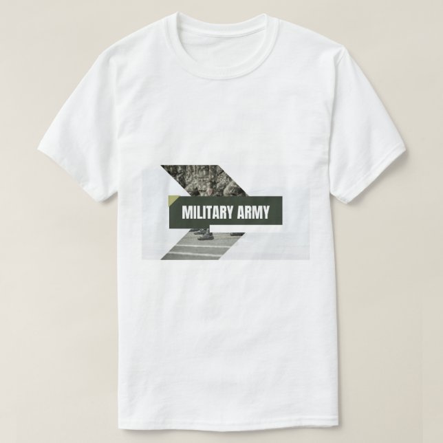 Tshirt for men militaire army  (Design Front)