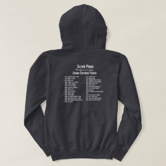Tshirt /hoodie with light writing on back for dark
