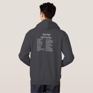 Tshirt /hoodie with light writing on back for dark