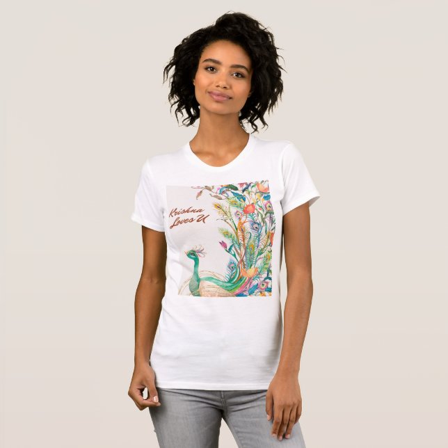 TShirt Krishna loves u (Front Full)