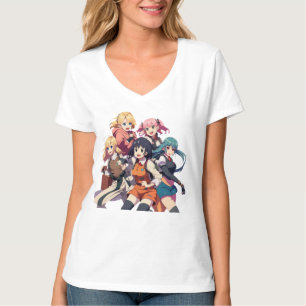TShirt manga pop art lovers anime funny forWomen's