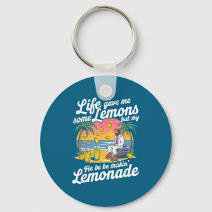 Tshirt Shirt Life Gave Some Lemons Jesus Key Ring
