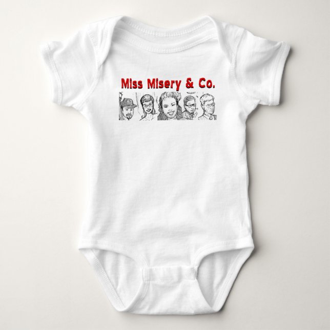 tshirtb2 baby bodysuit (Front)