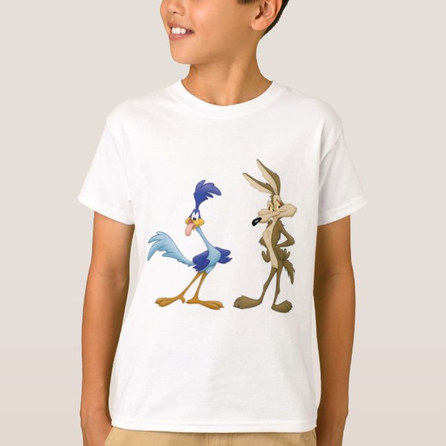 tshirts coyote and runner bird (Front)
