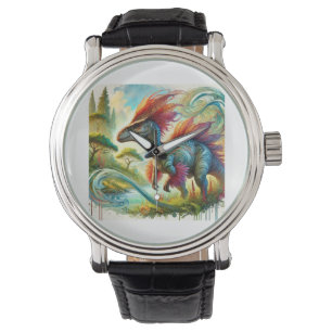Tsintaosaurus in Harmony 290824AREF144 - Watercolo Watch