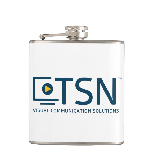 TSN Visual Communication Solutions Mug Hip Flask (Front)