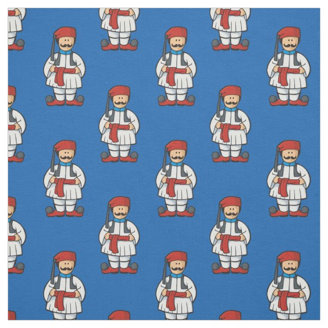 Tsolias Cartoon Pattern Fabric (Swatch)
