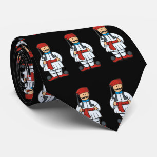 Tsolias Cartoon Pattern Tie