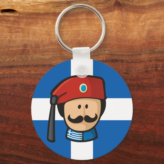 Tsolias Head Keychain (Front)