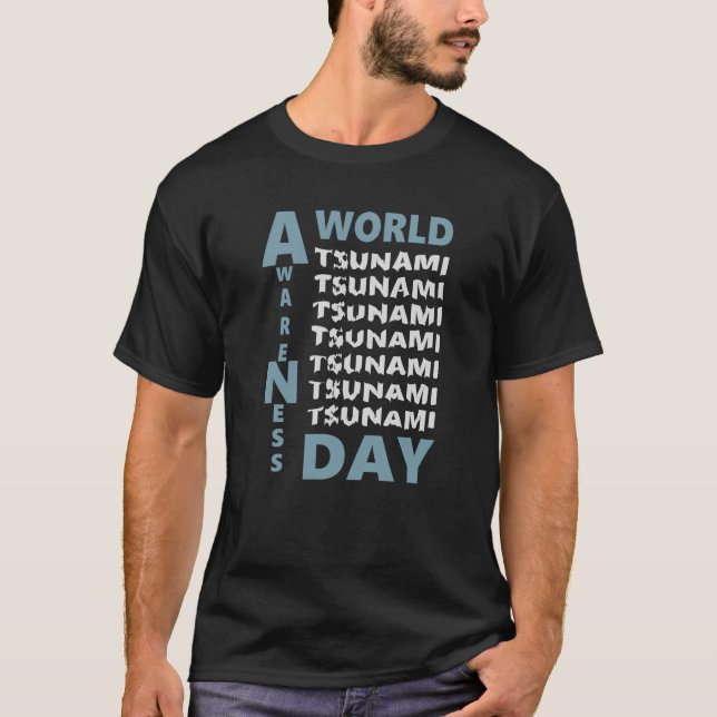 Tsonami Wave Power Graphic Tee (Front)
