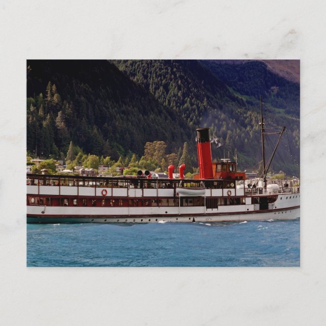 TSS Earnslaw steamship 1912 Postcard (Front)