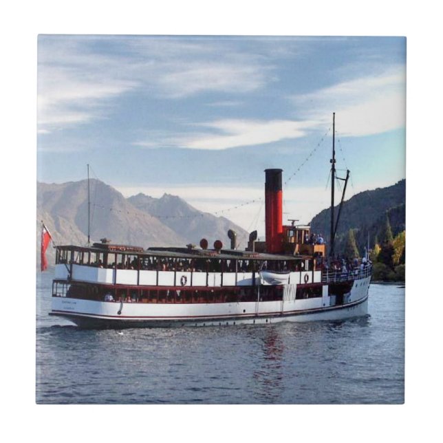 TSS Earnslaw steamship 1912 Tile (Front)