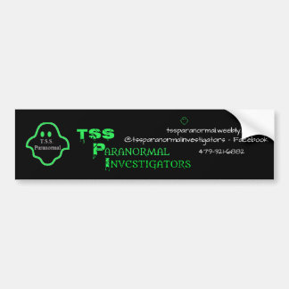 TSS Paranormal Investigators Bumper Sticker