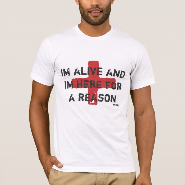TSSM Mens Self Rescue Tee White (Front)