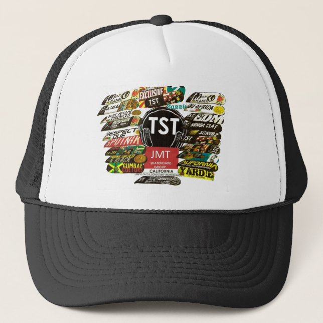 TST Angel Merchandise  Skateboard Collection Trucker Hat (Front)