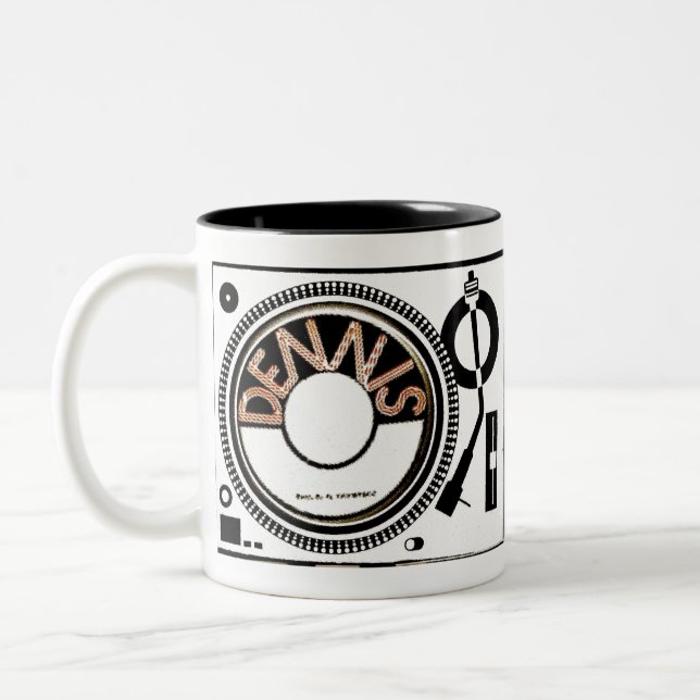TST /DENNIS BRAND Two-Tone COFFEE MUG (Left)