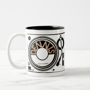 TST / DENNIS TURNTABLE MERCHANDISE Two-Tone COFFEE MUG