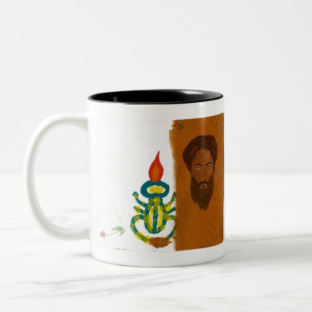 TST /FLO ART Two-Tone COFFEE MUG (Left)