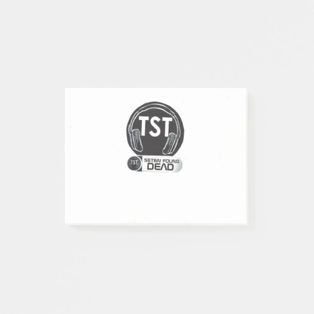 TST  SATAN IS DEAD  Good riddance Post-it Notes (Front)