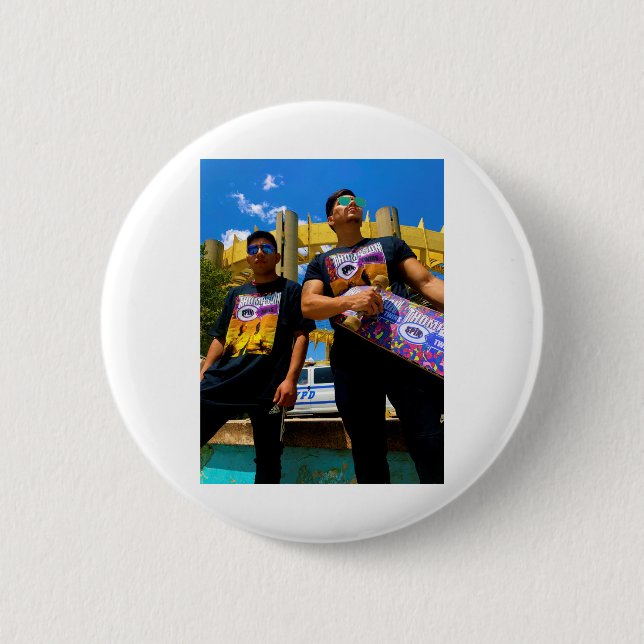 TST SKATEBOARDS MERCH 6 CM ROUND BADGE (Front)