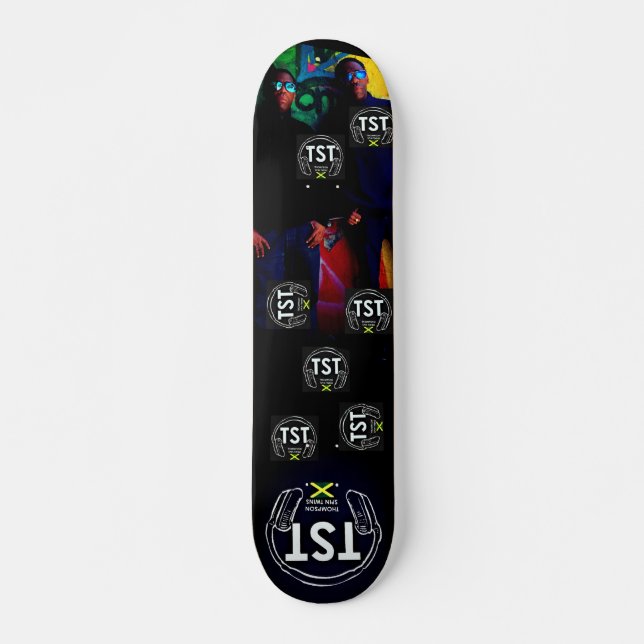 TST Thompson SPIN Twins Skateboard, 7¾" Deck Skateboard (Front)