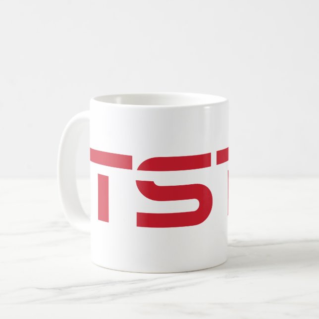 TSTC Block Logo Coffee Mug (Front Left)