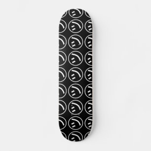 ㋡ Tsu Kana Katakana Smiling Emoji / Emoticon Skateboard