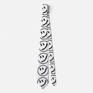 ㋡ Tsu Kana Katakana Smiling Emoji / Emoticon Tie