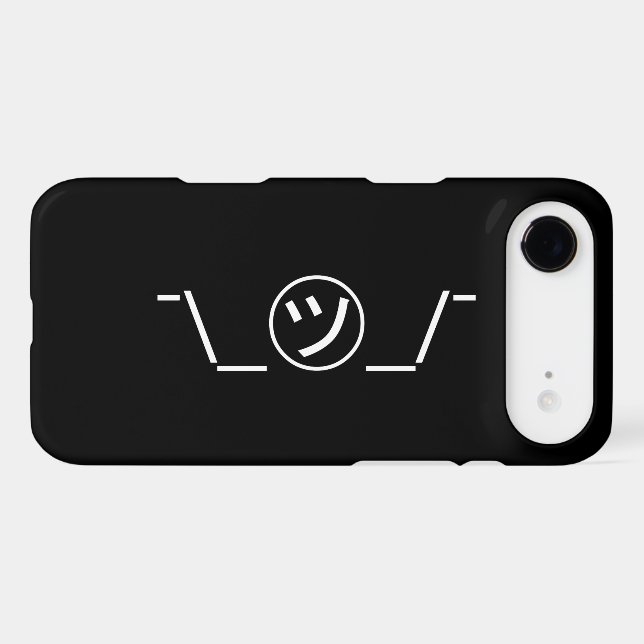 Tsu Kana Shrug Emoticon ¯\_㋡_/¯ Japanese Kaomoji (Back (Horizontal))