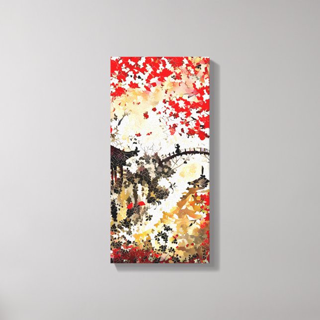 Tsubaki Hashi by NFT Artisans  Canvas Print (Front)