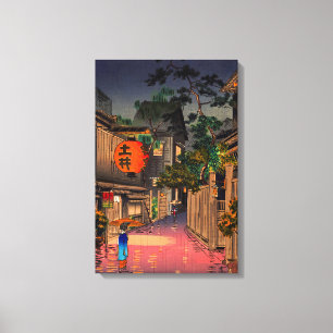Tsuchiya Koitsu - Evening at Ushigome Canvas Print