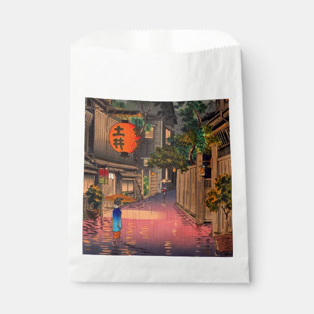 Tsuchiya Koitsu - Evening at Ushigome Favour Bags (Front)