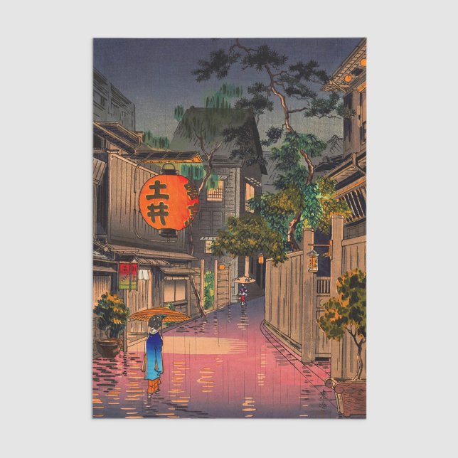 Tsuchiya Koitsu - Evening at Ushigome Tissue Paper (Creator Uploaded)