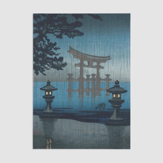 Tsuchiya Koitsu - Miyajima in the Rain Tissue Paper (Creator Uploaded)