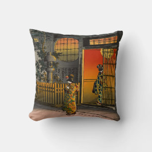 Tsuchiya Koitsu - Side Street Araki in Yotsuya Cushion