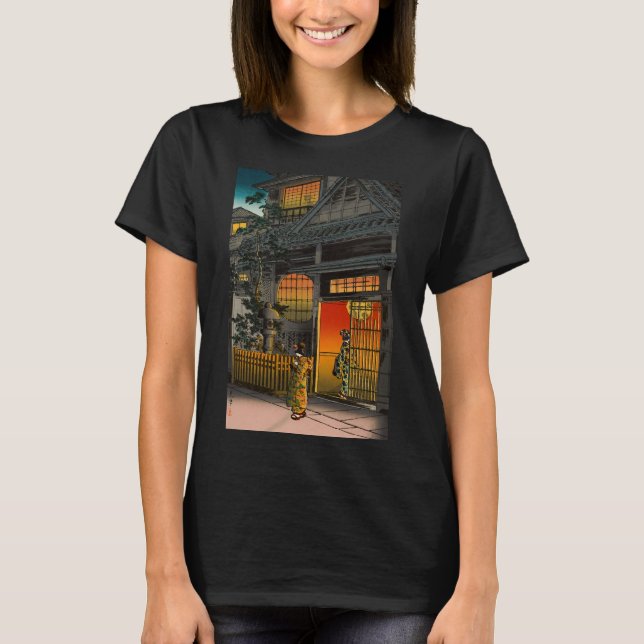 Tsuchiya Koitsu - Side Street Araki in Yotsuya T-Shirt (Front)