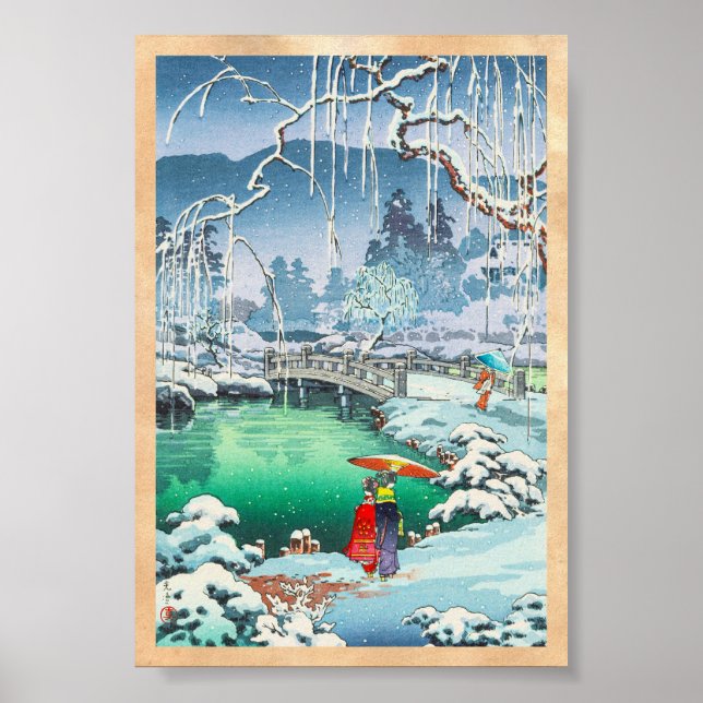 Tsuchiya Koitsu Sketches of Famous Places In Japan Poster (Front)