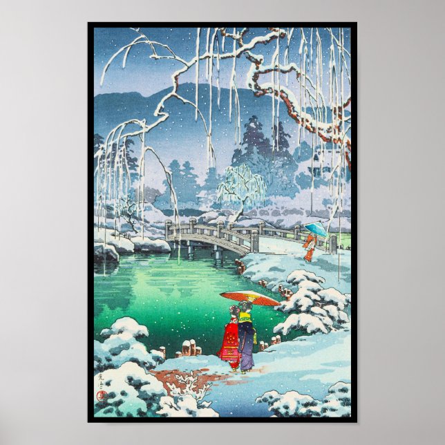 Tsuchiya Koitsu Sketches of Famous Places In Japan Poster (Front)