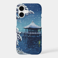 Tsuchiya Koitsu - Snow on the Ukimido at Katada