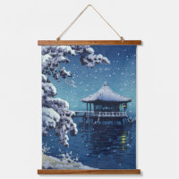 Tsuchiya Koitsu - Snow on the Ukimido at Katada