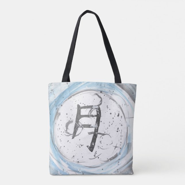 Tsuki (Moon) Kanji Tote Bag (Back)