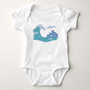 Tsunami Baby Bodysuit
