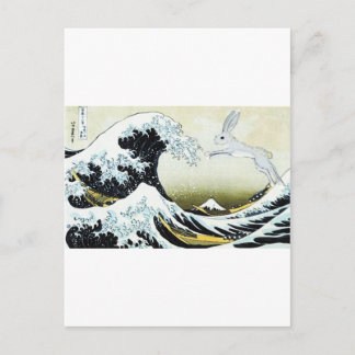 TSUNAMI BUNNY POSTCARD