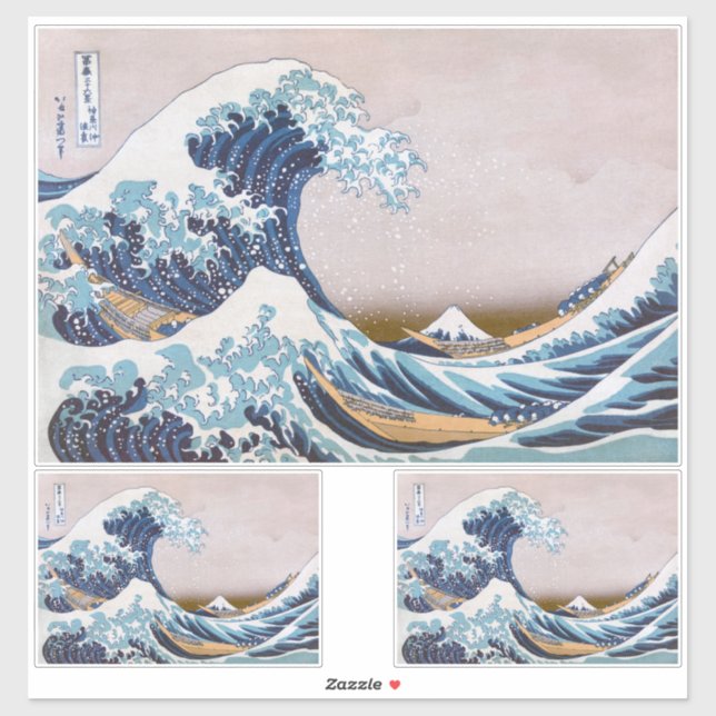 Tsunami Great Wave off Kanagawa Japan by Hokusai (Sheet)