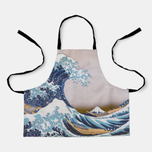 Tsunami Great Wave off Kanagawa Japan by Hokusai Apron