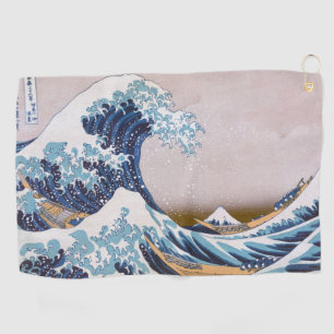 Tsunami Great Wave off Kanagawa Japan by Hokusai Golf Towel