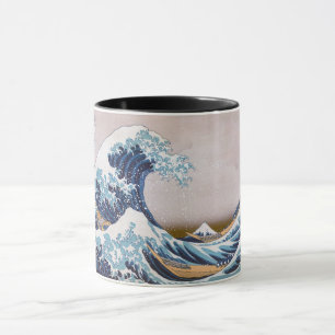 Tsunami Great Wave off Kanagawa Japan by Hokusai Mug
