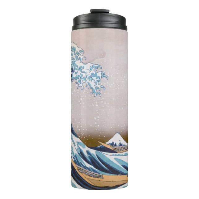 Tsunami Great Wave off Kanagawa Japan by Hokusai Thermal Tumbler (Front)